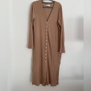 Abercrombie, ribbed button front dress. Size XL.